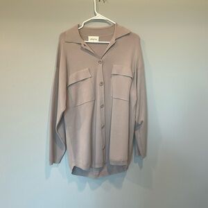 Aritzia Wilfred Free Lilac Shacket Size XS